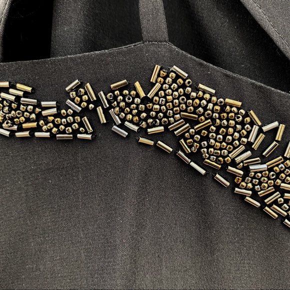 What comes around goes around black silk dress - Picture 6 of 8